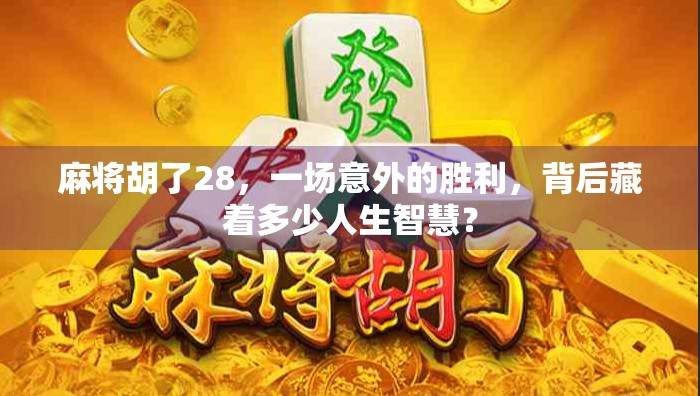 麻将胡了28，一场意外的胜利，背后藏着多少人生智慧？