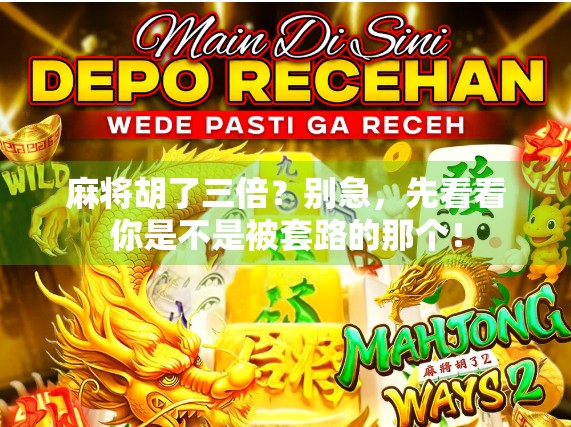 麻将胡了三倍？别急，先看看你是不是被套路的那个！