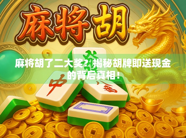 麻将胡了二大奖？揭秘胡牌即送现金的背后真相！