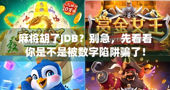 麻将胡了JDB？别急，先看看你是不是被数字陷阱骗了！