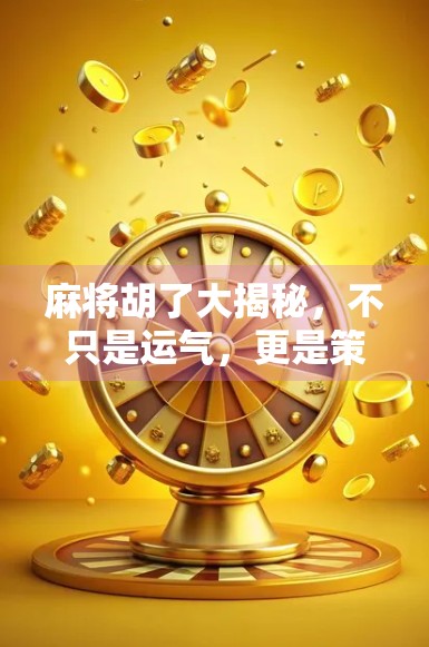 麻将胡了大揭秘，不只是运气，更是策略与心理的博弈！