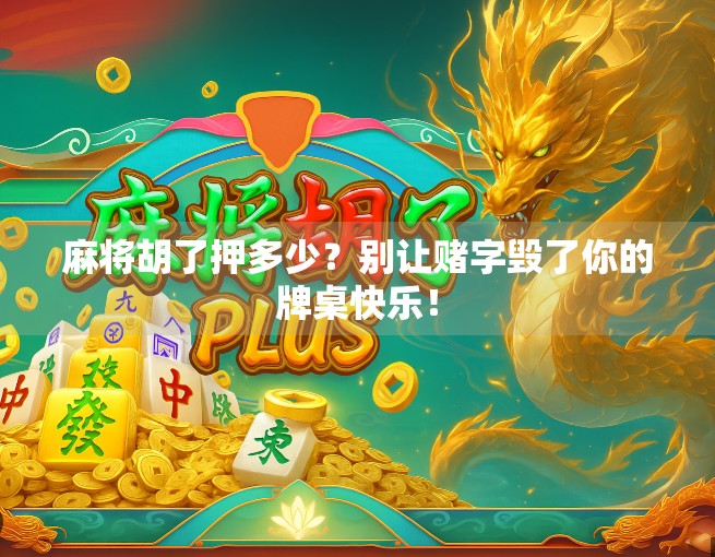 麻将胡了押多少？别让赌字毁了你的牌桌快乐！