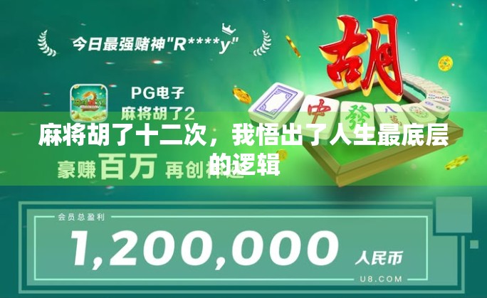 麻将胡了十二次,我悟出了人生最底层的逻辑 麻将胡了十二次,我悟出了人生最底层的逻辑