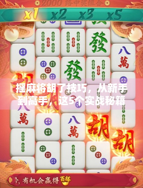 摇麻将胡了技巧，从新手到高手，这5个实战秘籍让你轻松上分！