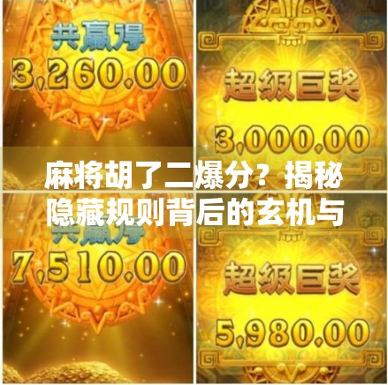 麻将胡了二爆分？揭秘隐藏规则背后的玄机与策略！