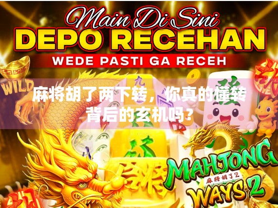 麻将胡了两下转，你真的懂转背后的玄机吗？